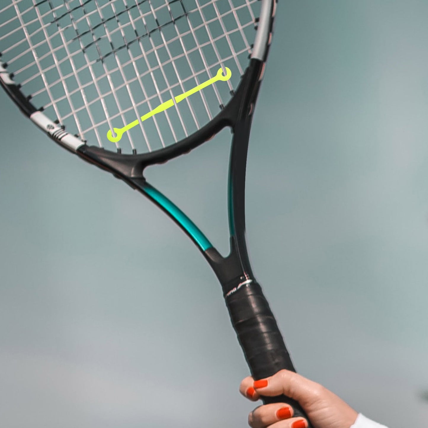 SWETRACE Tennis Dampeners for Racquet Green 5Pcs 12x0.39in