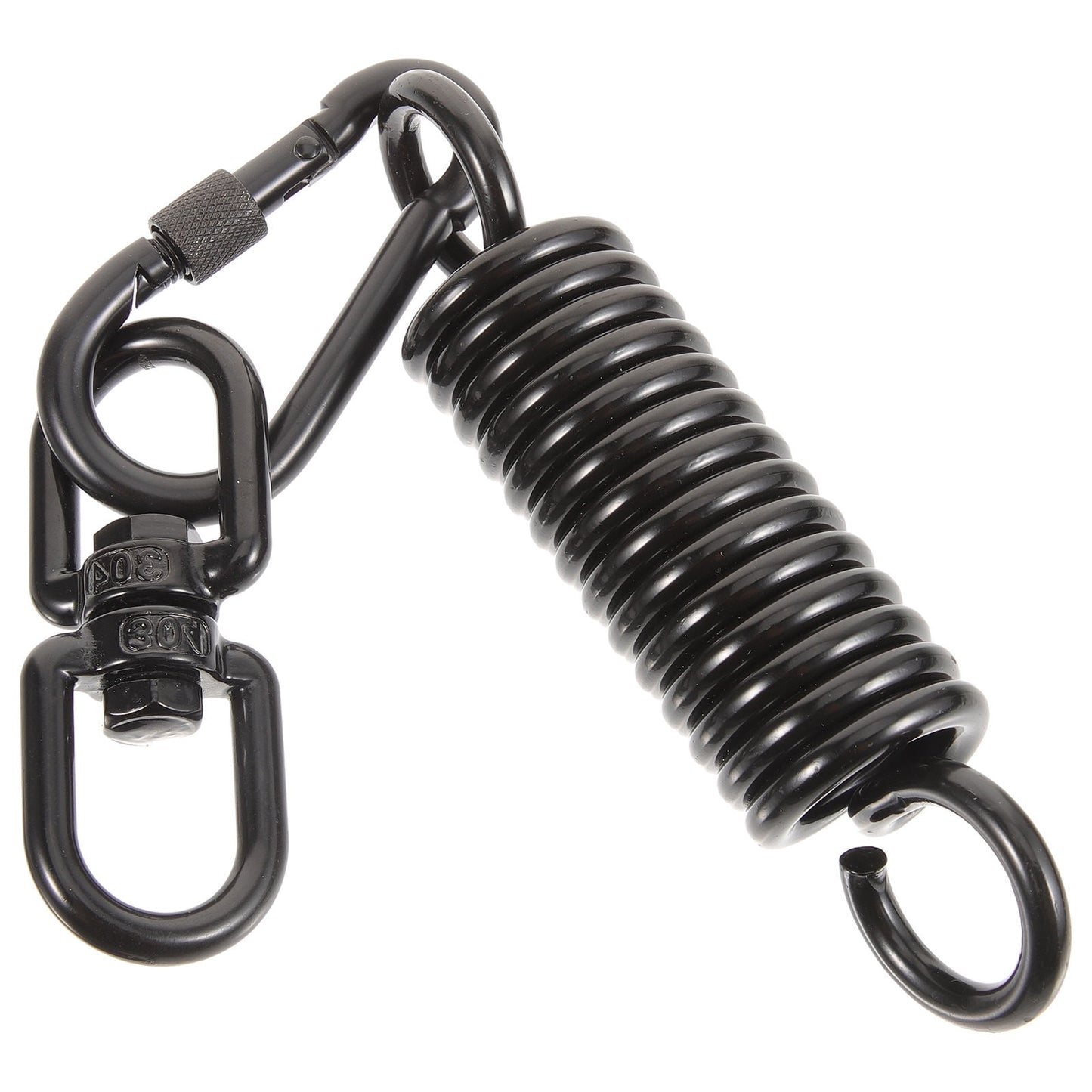 SWETRACE Porch Swing Springs Heavy Duty Black 1 Set 5.9x1.2in