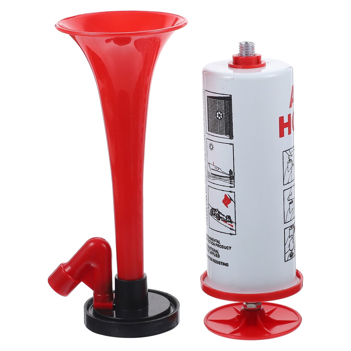 SWETRACE Horn Sounds Maker Red Abs 1Pack 34X5Cm