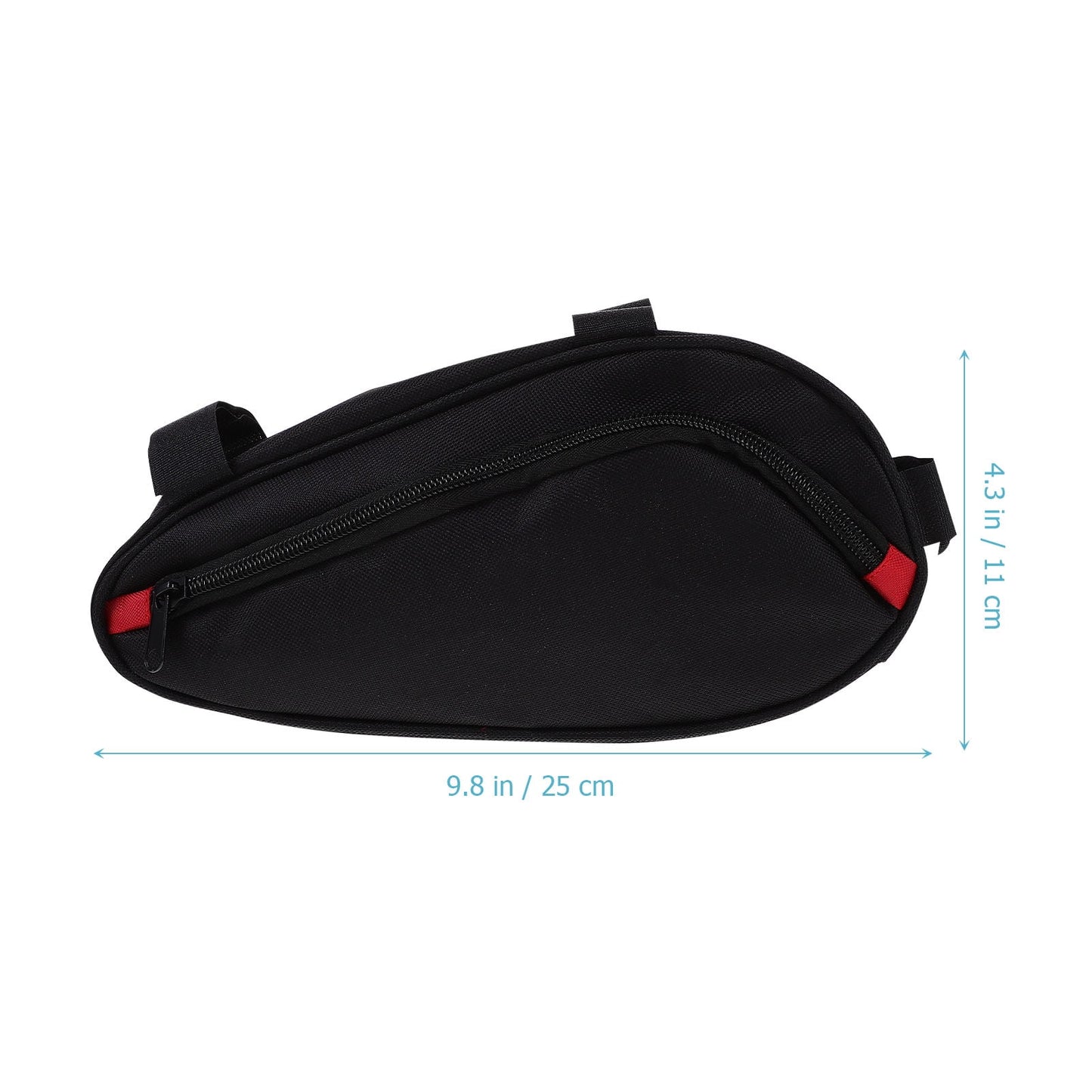 SWETRACE Bike Triangle Handlebar Bags Black Waterproof 1Pcs 9.84x4.33x3.14in