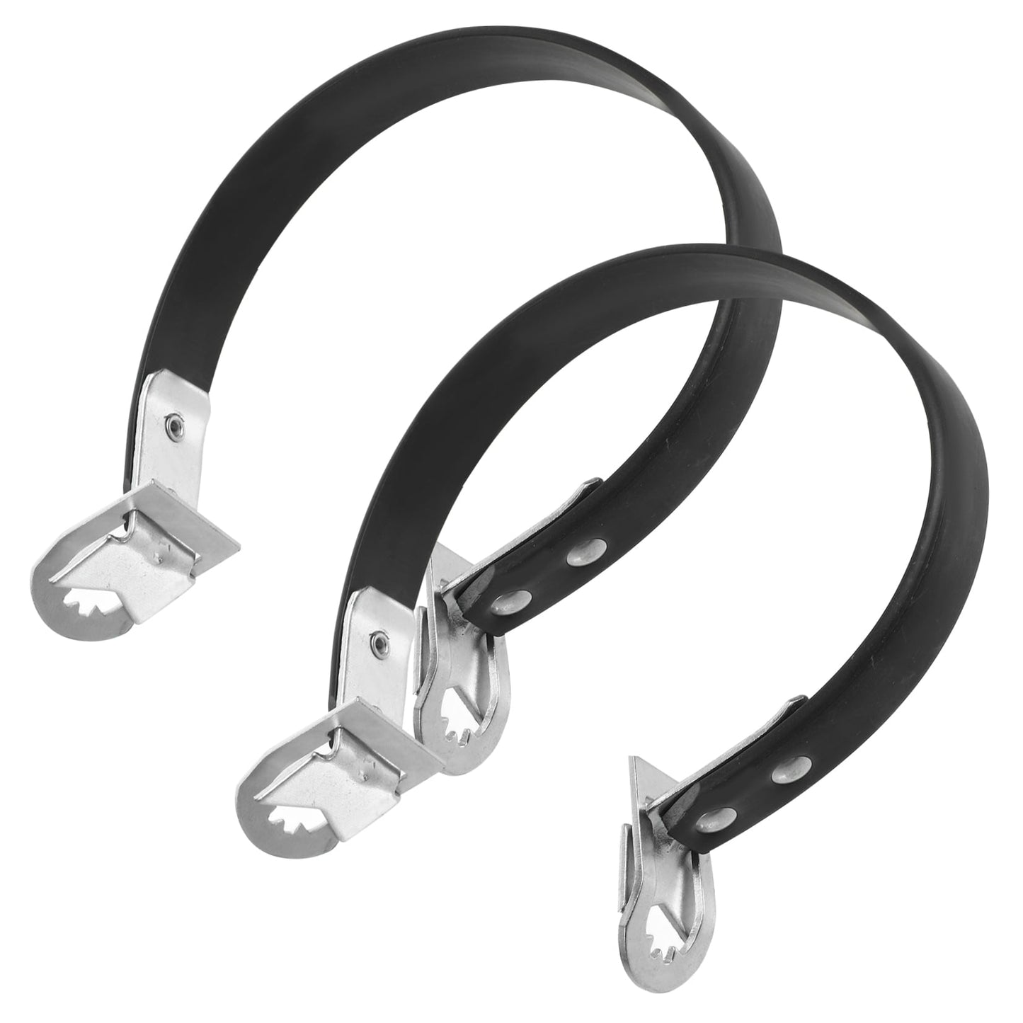 Worgeous 2 Pcs Battery Portable Handle Carrying Strap Automotive Carrier Black