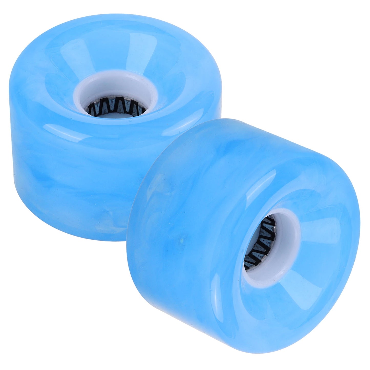 SWETRACE Non-slip Skateboard Wheel Transparent Pu 2Pcs 2.36X2.36X1.57in