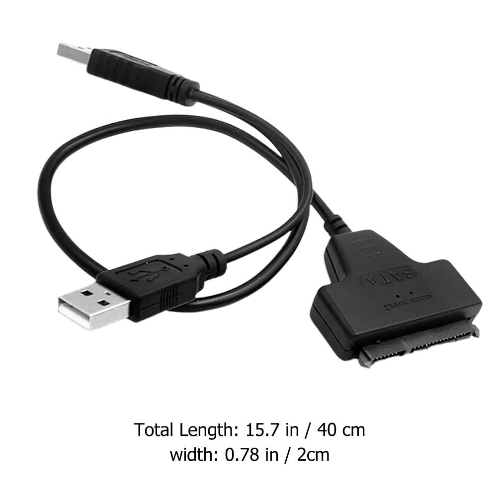 SWETRACE USB Data Cable to USB Easy Drive Cable Black 1Pack