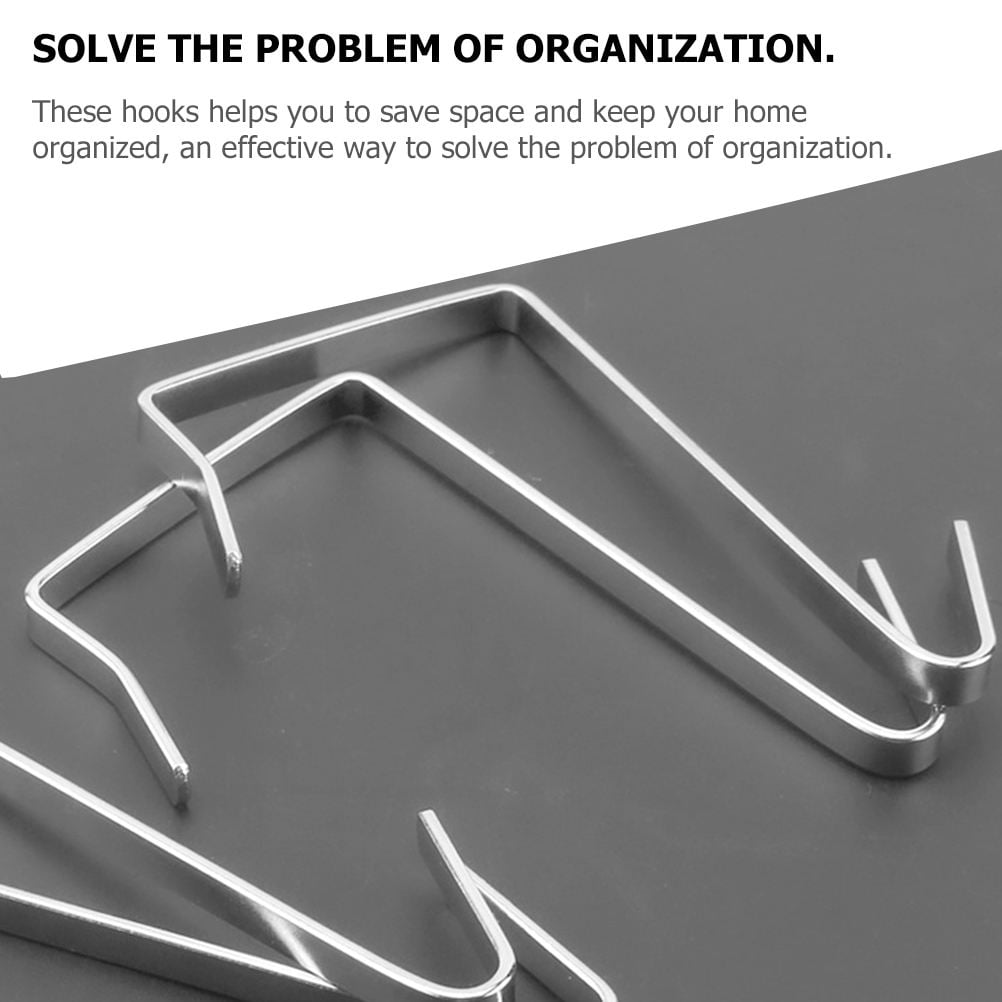 SWETRACE Stainless Steel Clothes Hook Iron 30Pcs for Household Users in Office