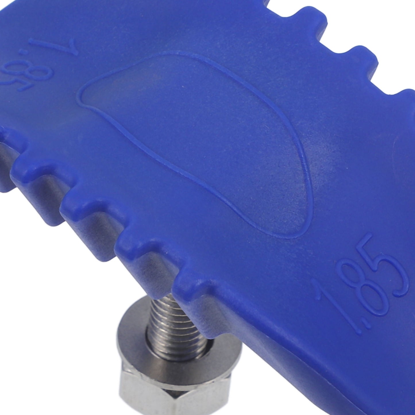 SWETRACE Motorcycle Wheel Locks Anti Theft Rim Lock Blue 1Set 1.85 Inch Plastic