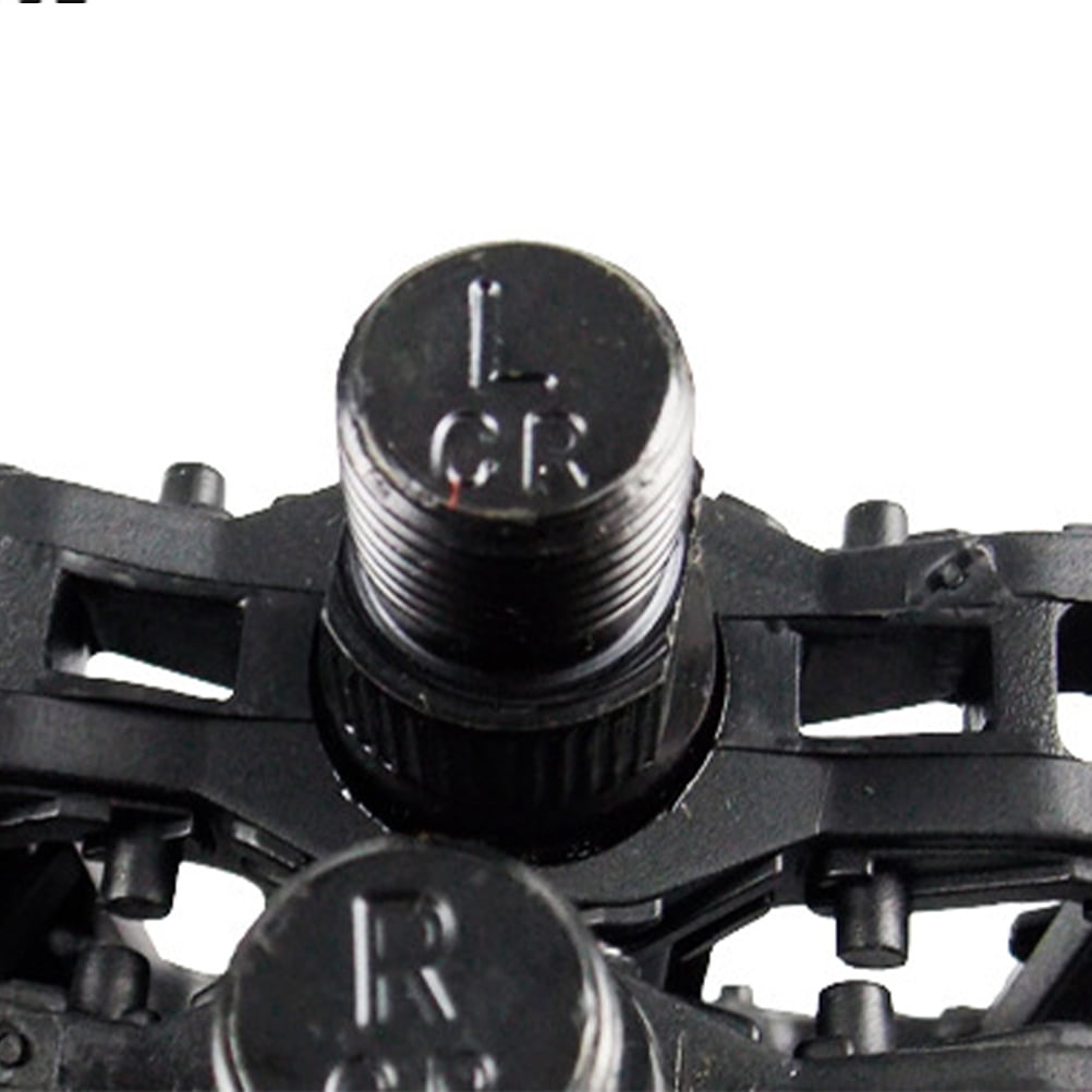 Masteelf 1 Pair of Pedals Anti-slip Plastic Grain Large Treadle Universal Road Bike Pedals