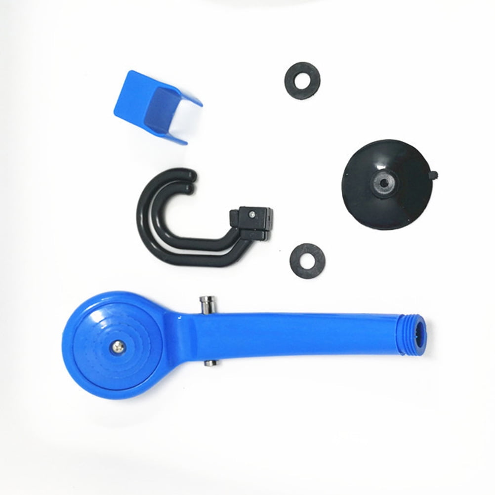 SWETRACE Portable Outdoor Camping Shower Blue 1Set 7.1x3.1x1.6in Plastic