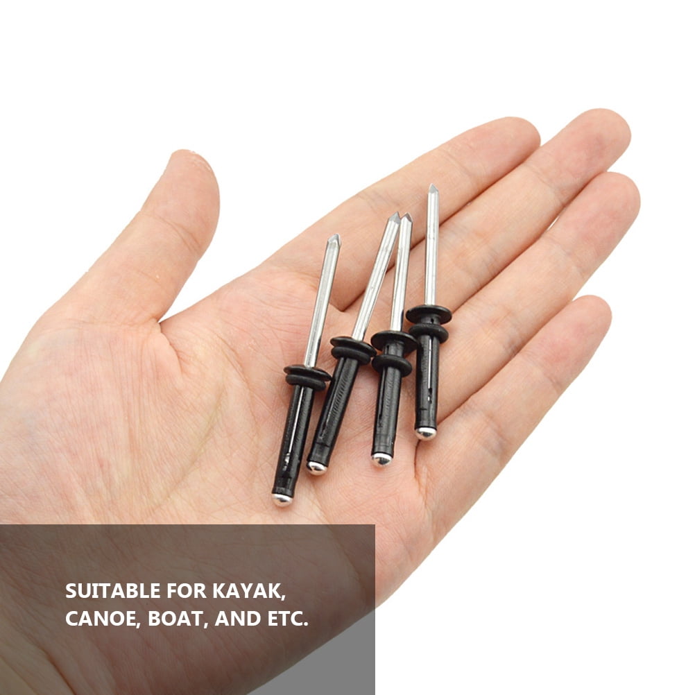 SWETRACE Kayak J Hooks with Rivits 12 x Rivets Lightweight Portable for Canoeing