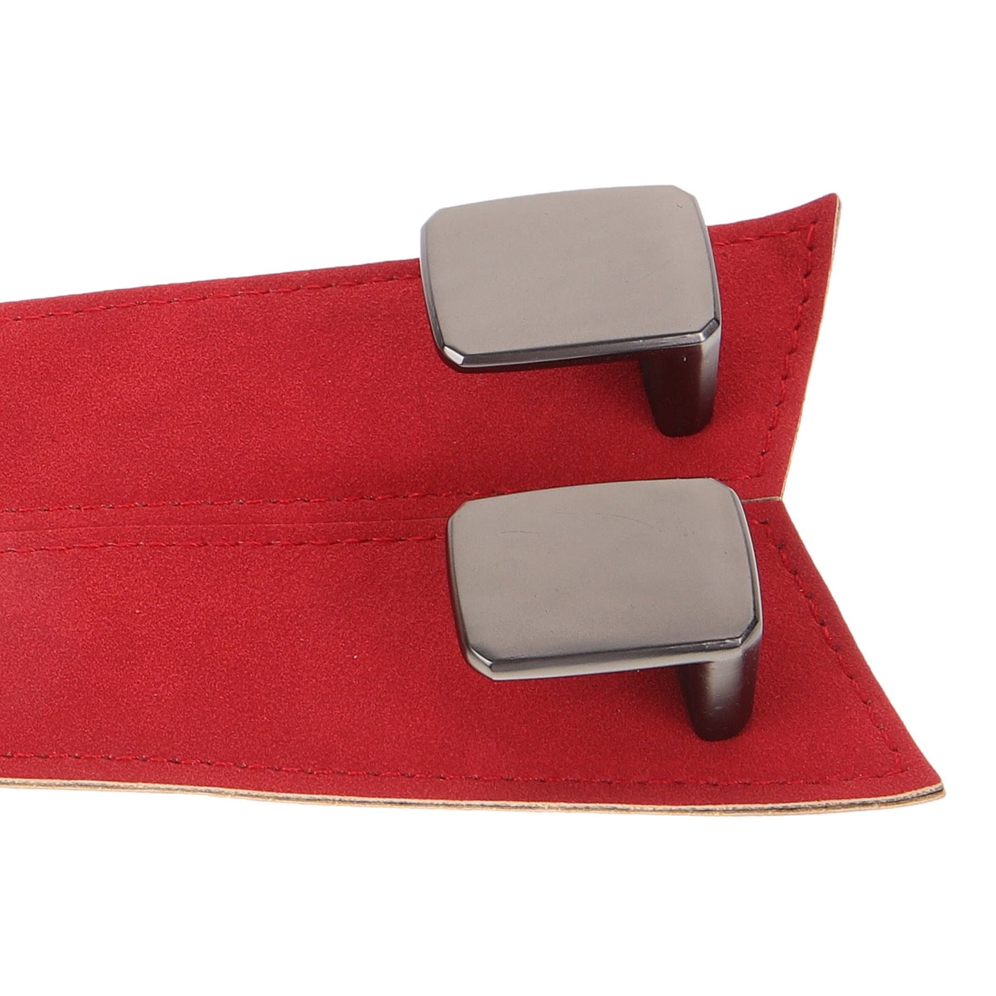 SWETRACE 1Set Red Pu Iron Car Seat Hook for Vehicle Interior Accessories with Luxury Fashionable Design 11.8x3x0.9in