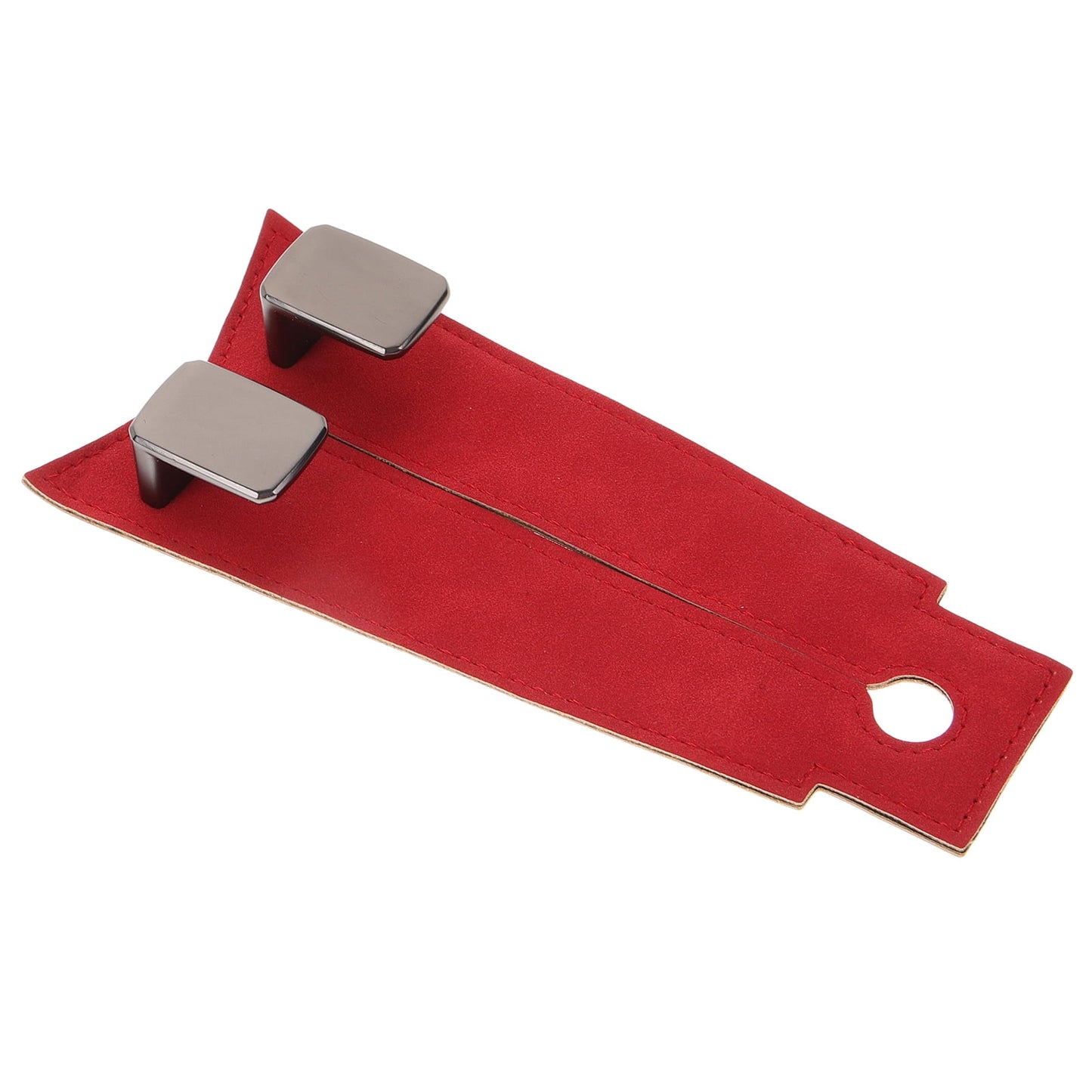 SWETRACE 1Set Red Pu Iron Car Seat Hook for Vehicle Interior Accessories with Luxury Fashionable Design 11.8x3x0.9in