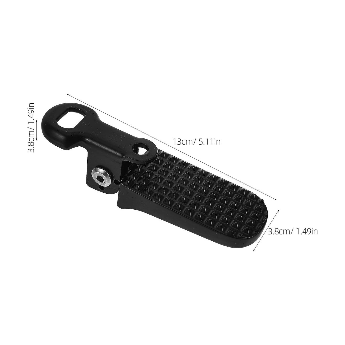 SWETRACE 1 Pair Metal Peg Pedal Non Slip Foldable Aluminium Iron For Cyclists Outdoor Riding