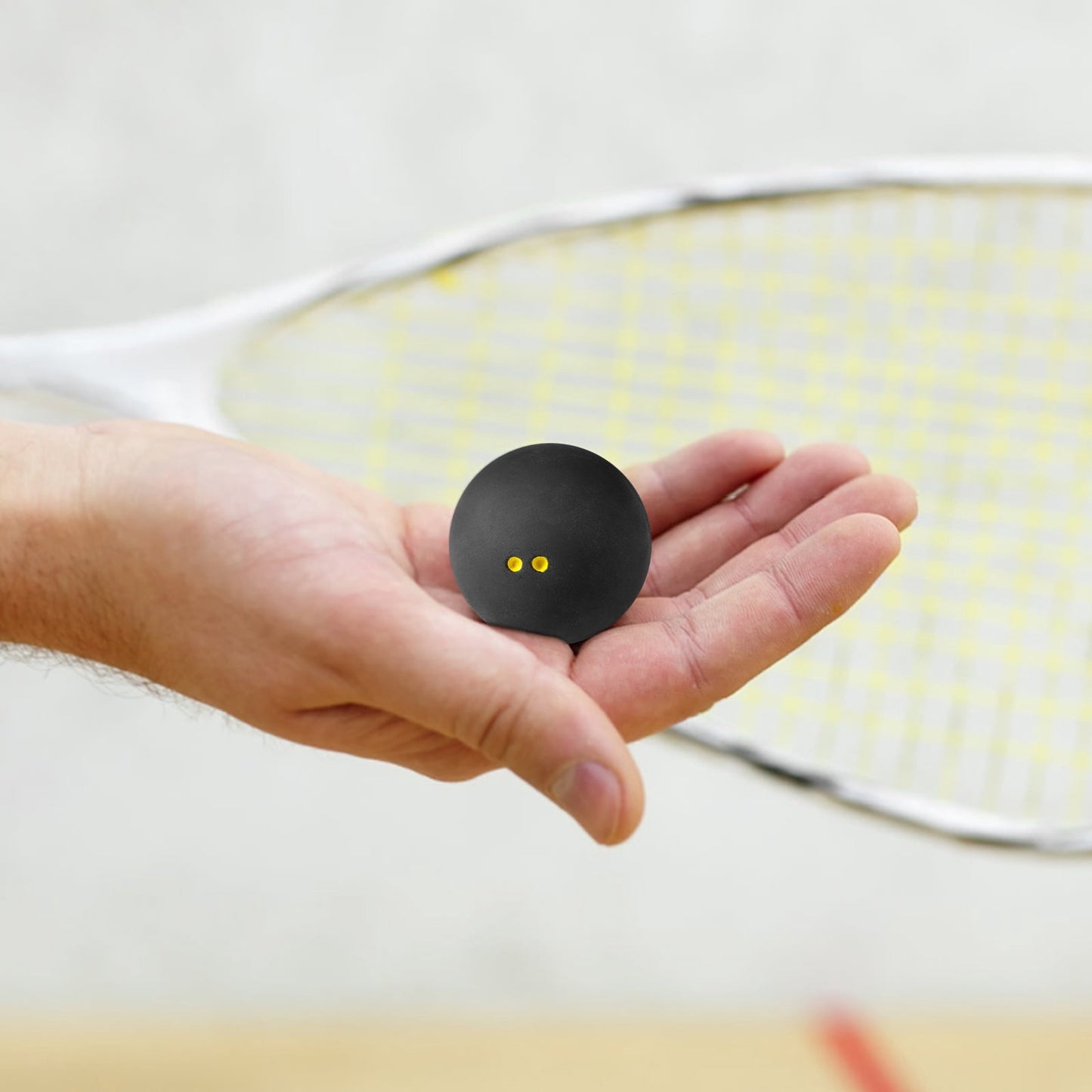 SWETRACE Small Squash Ball Black Rubber 1Set 1.6In