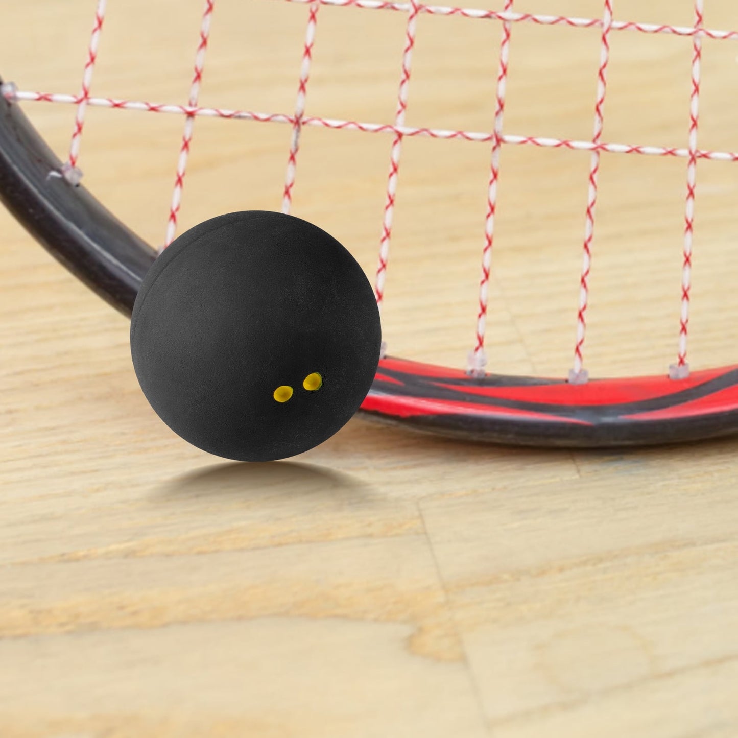 SWETRACE Small Squash Ball Black Rubber 1Set 1.6In