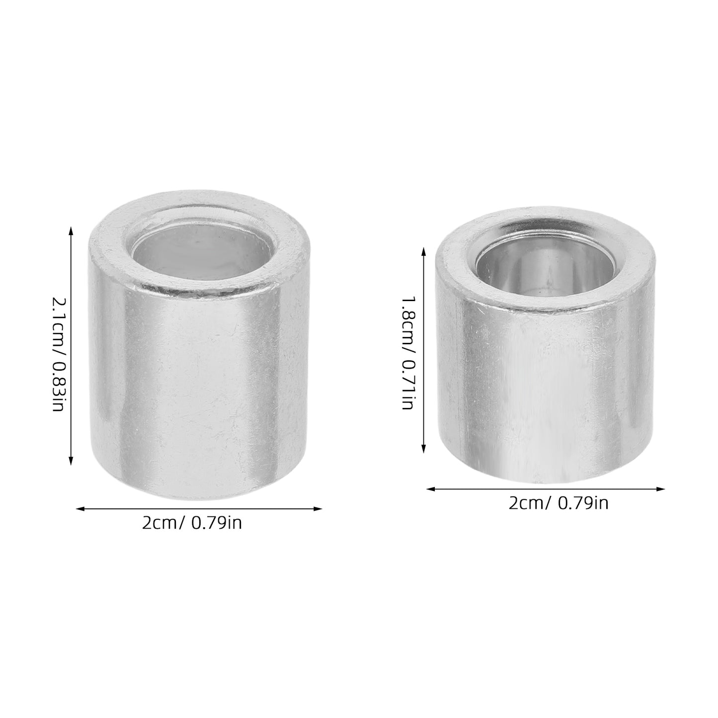 SWETRACE 2Pcs Metal ATV Wheel Hub Accessories for Mini Bike and Skateboard