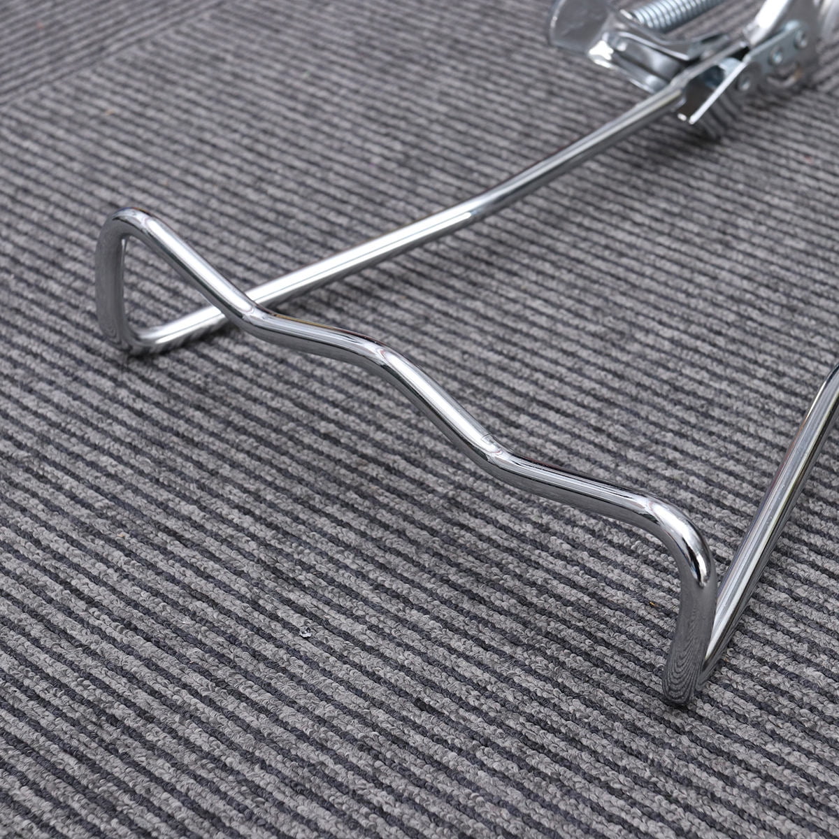 SWETRACE 1Set Iron Bike Bracke for Bikes with Rear Kickstand 38 x 25 x 0.4in Silver