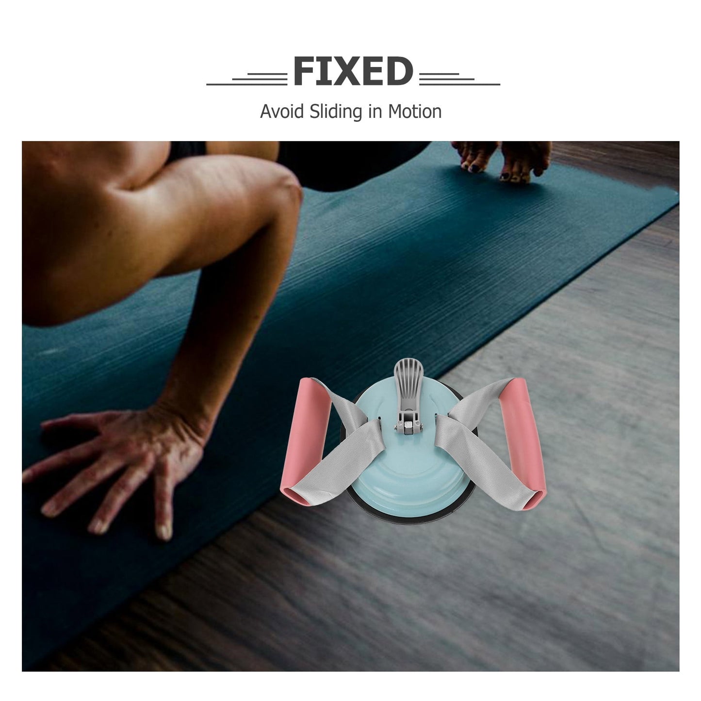 SWETRACE 1Set Support Board Iron Material Sit-Ups Mat for Indoor Exercise Abdominal Trainer