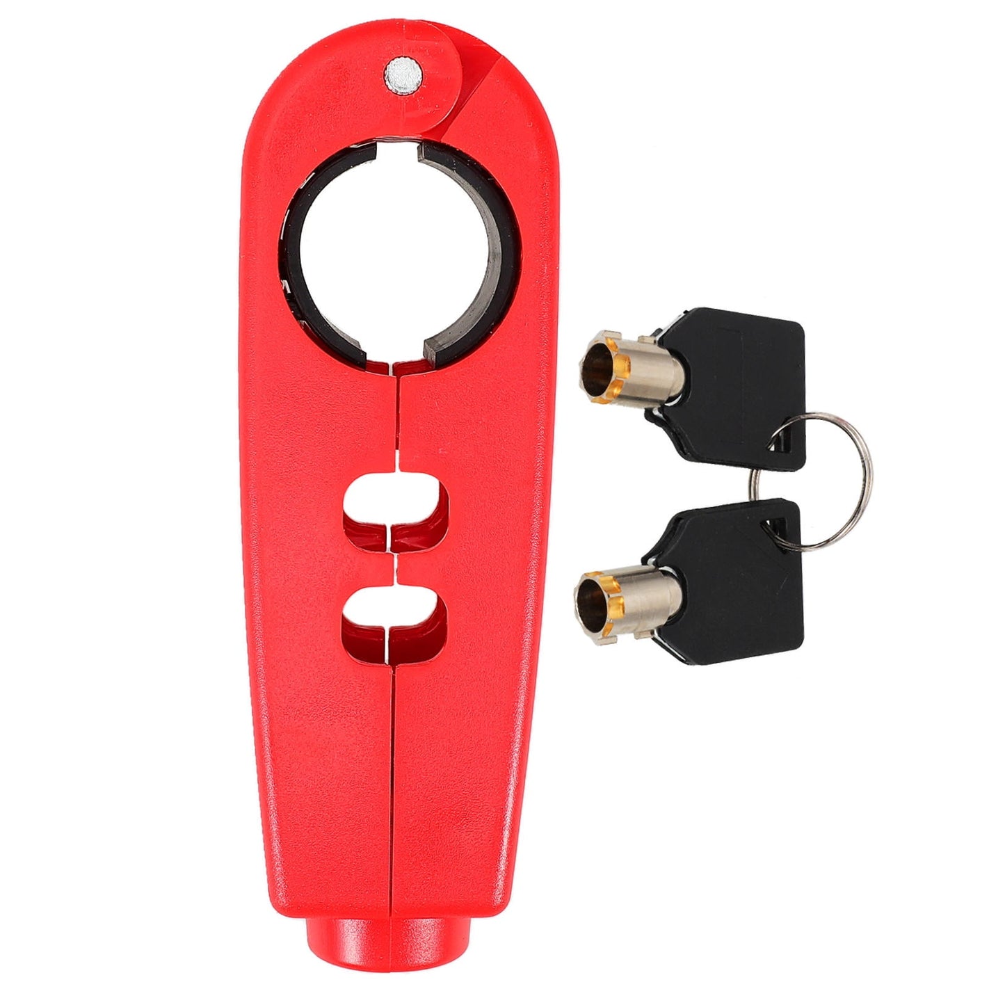 SWETRACE 1Pcs Compact Anti-scratch Surface Handlebar Lock Bicycle Outdoor Use 5.9x1.97x1.38in
