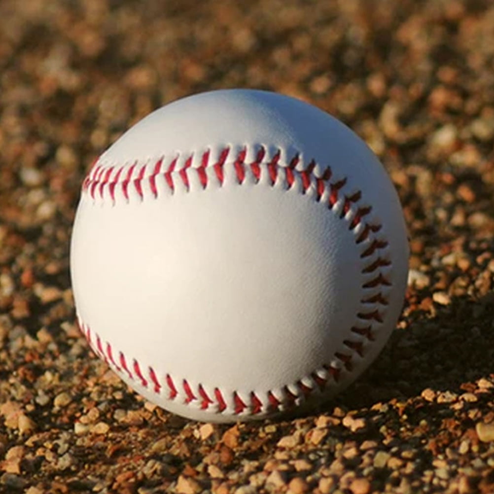 SWETRACE Exercise Baseball Training Balls Rubber 5 Pcs Indoor and Outdoor Practice