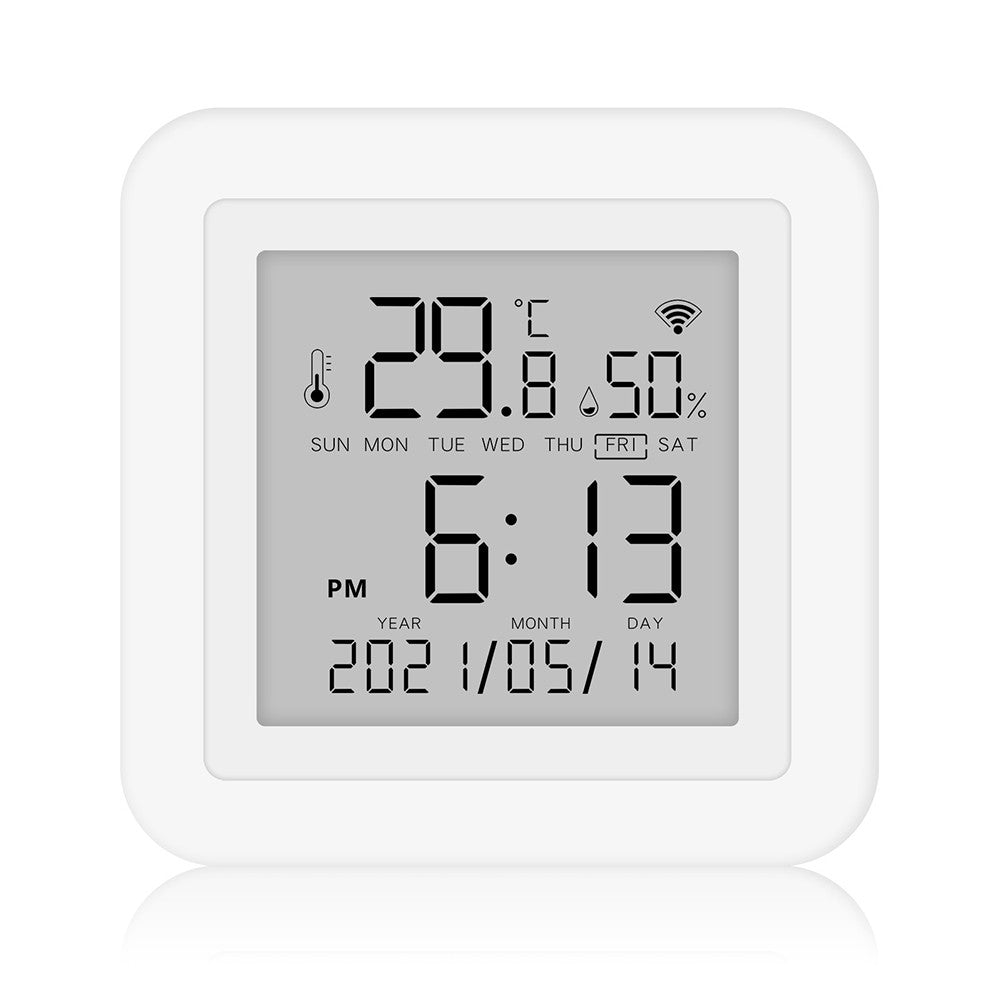 1Set Wifi Thermometer with Usb Cable for Tuya Smart Wifi Thermometer Hygrometer Indoor Room Digital Temperature Sensor