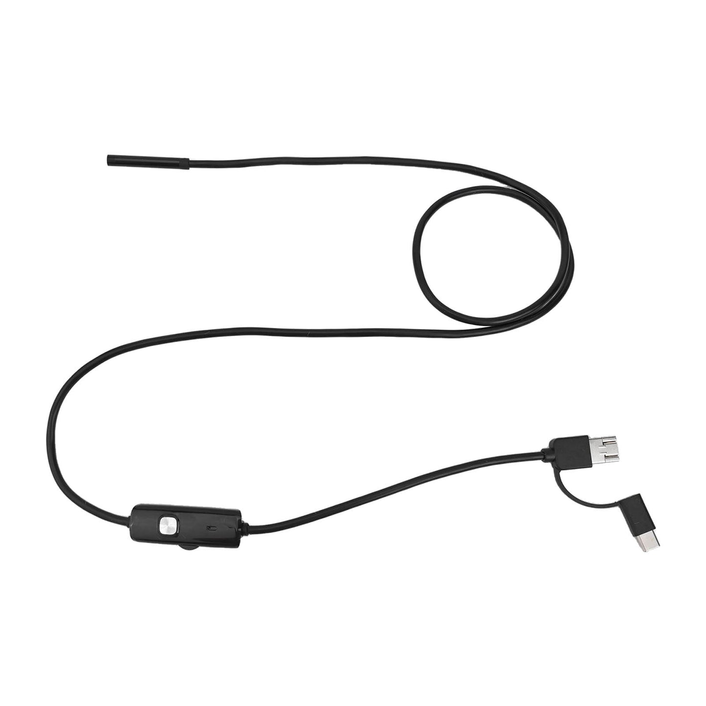 Hd Micro-Usb Type-C 3 In 1 Borescope 5.5Mm Smartphone Camera Endoscoop 1M Smile Home