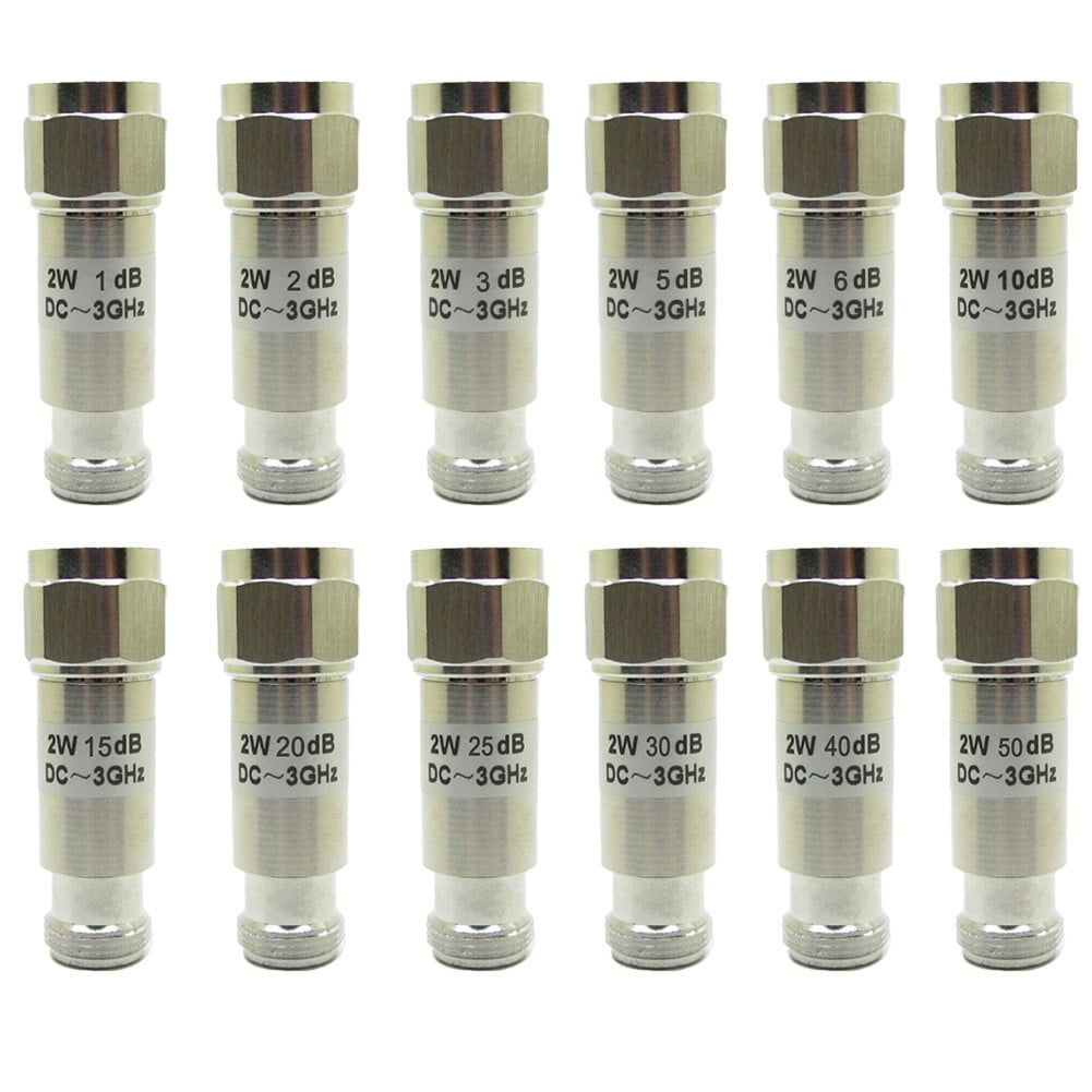 Mini Rf Coaxial Attenuator 2W 1Db-40Db N Type Male To Female Dc-3.0Ghz 50 Ohm Power Tools Accessories 20Db Smile Home 40Db