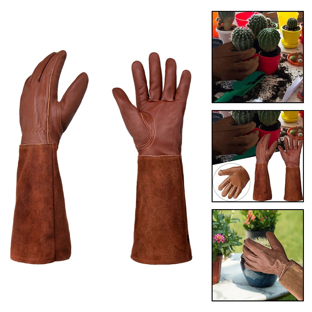 Rose Pruning Thorn-Proof Gardening Gloves with Forearm Protection for Men and Wo X L