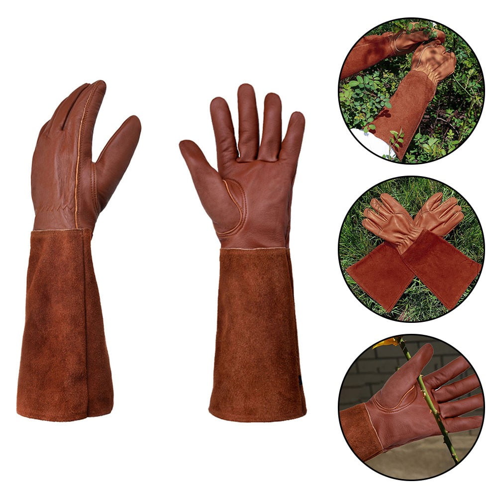 Rose Pruning Thorn-Proof Gardening Gloves with Forearm Protection for Men and Wo X L