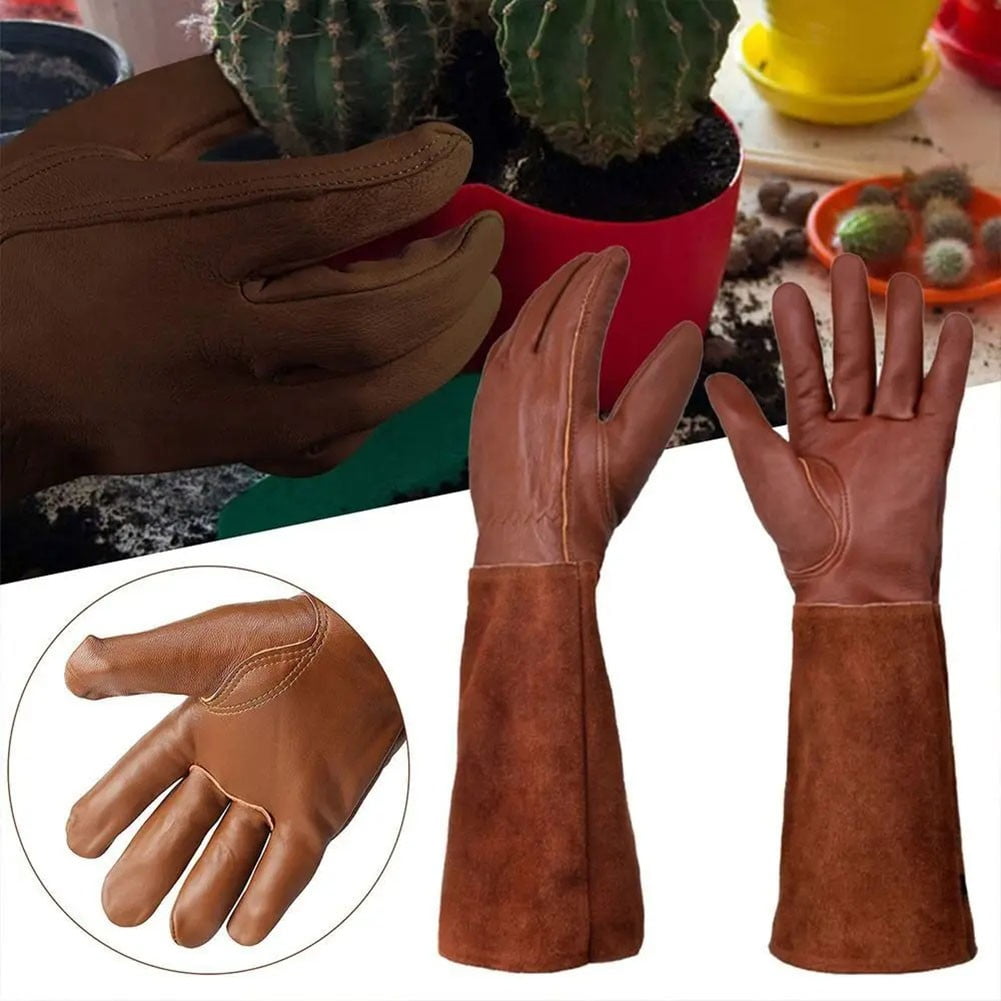 Rose Pruning Thorn-Proof Gardening Gloves with Forearm Protection for Men and Wo X L
