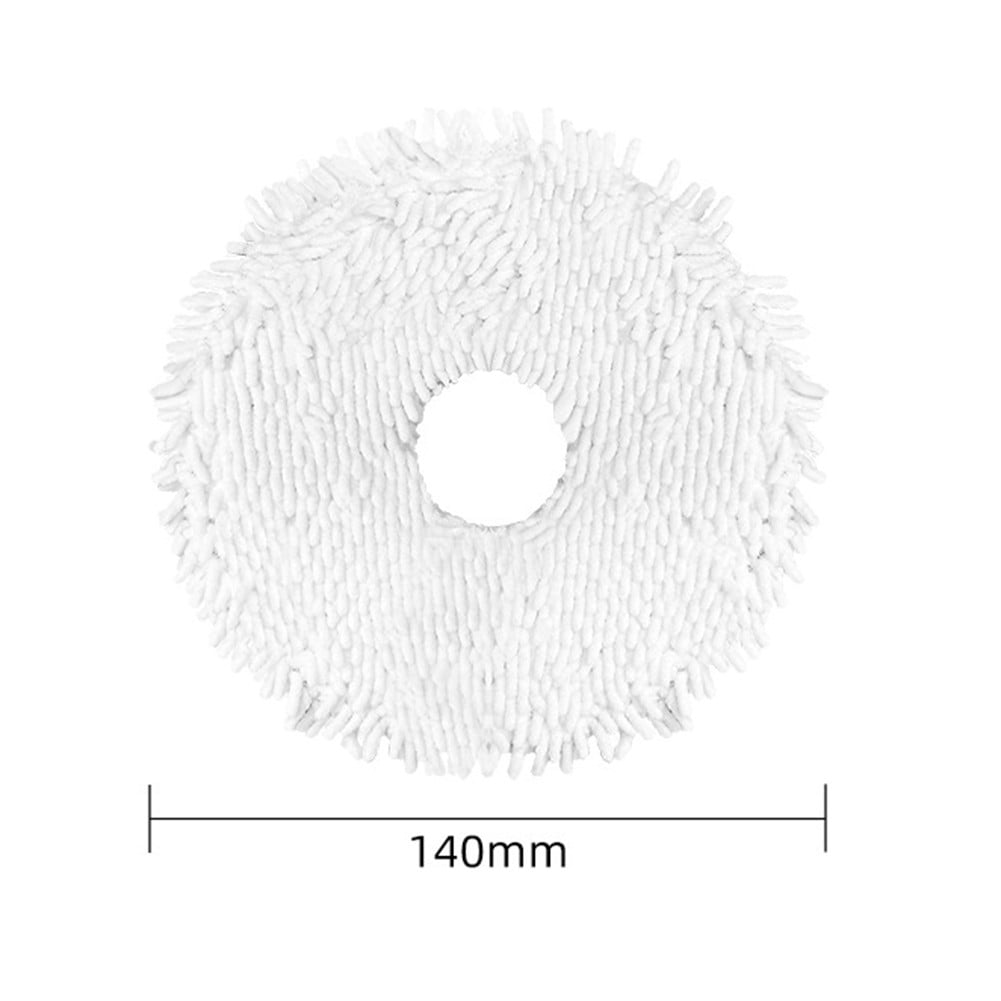 YFind 4/10 Packs Mop Cloth Kits for Midea V12 Vacuum Cleaner Replacement Spare Parts Accessories Mop Cloth Rags Sweeper Cleaning Tools