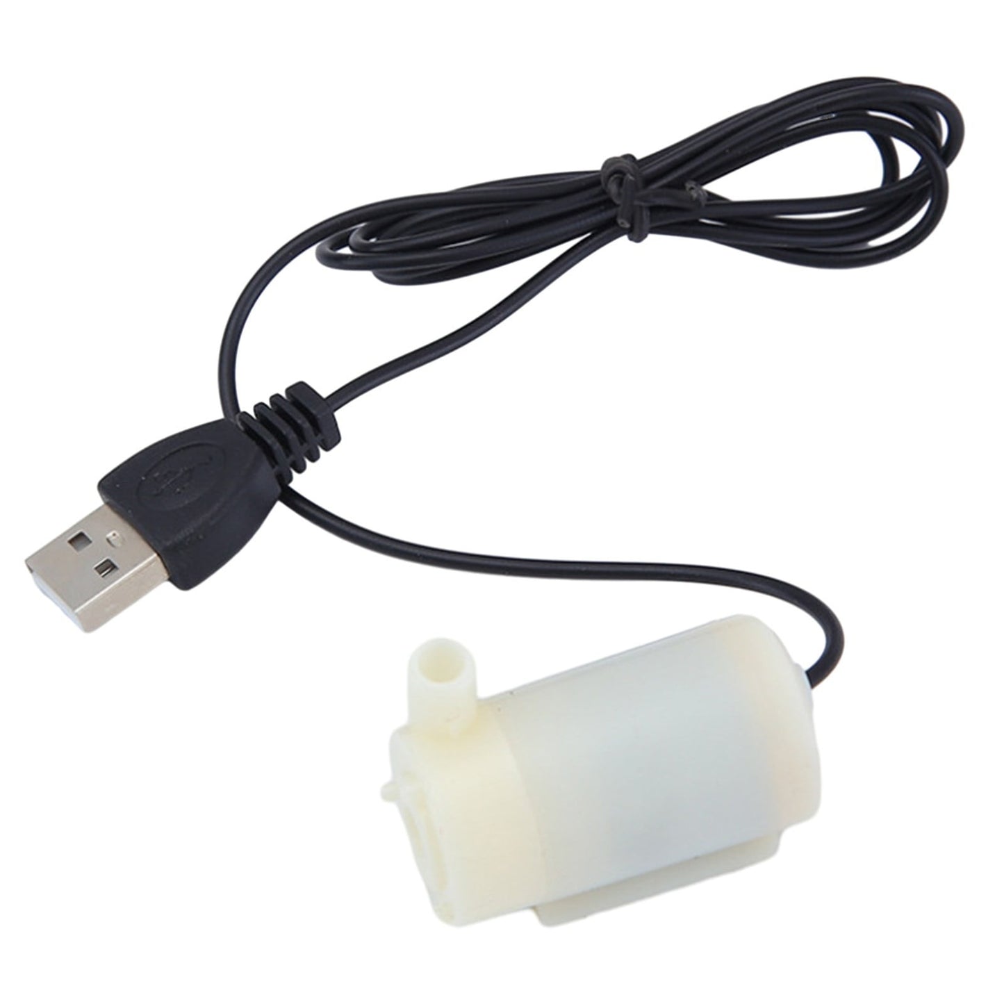 Small Water Pump Silent Submersible USB 5V 1m Cable Garden Outdoor Fountain Tool Black Smile Home White