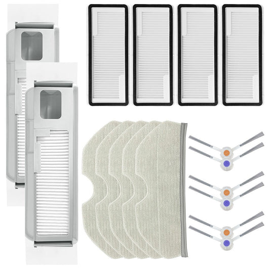 Narwal Vacuum Replacement Parts Kit - Filters Mop Cloths Dust Bags & Side Brushes For Freo X Ultra Freo X Plus & K1 Models
