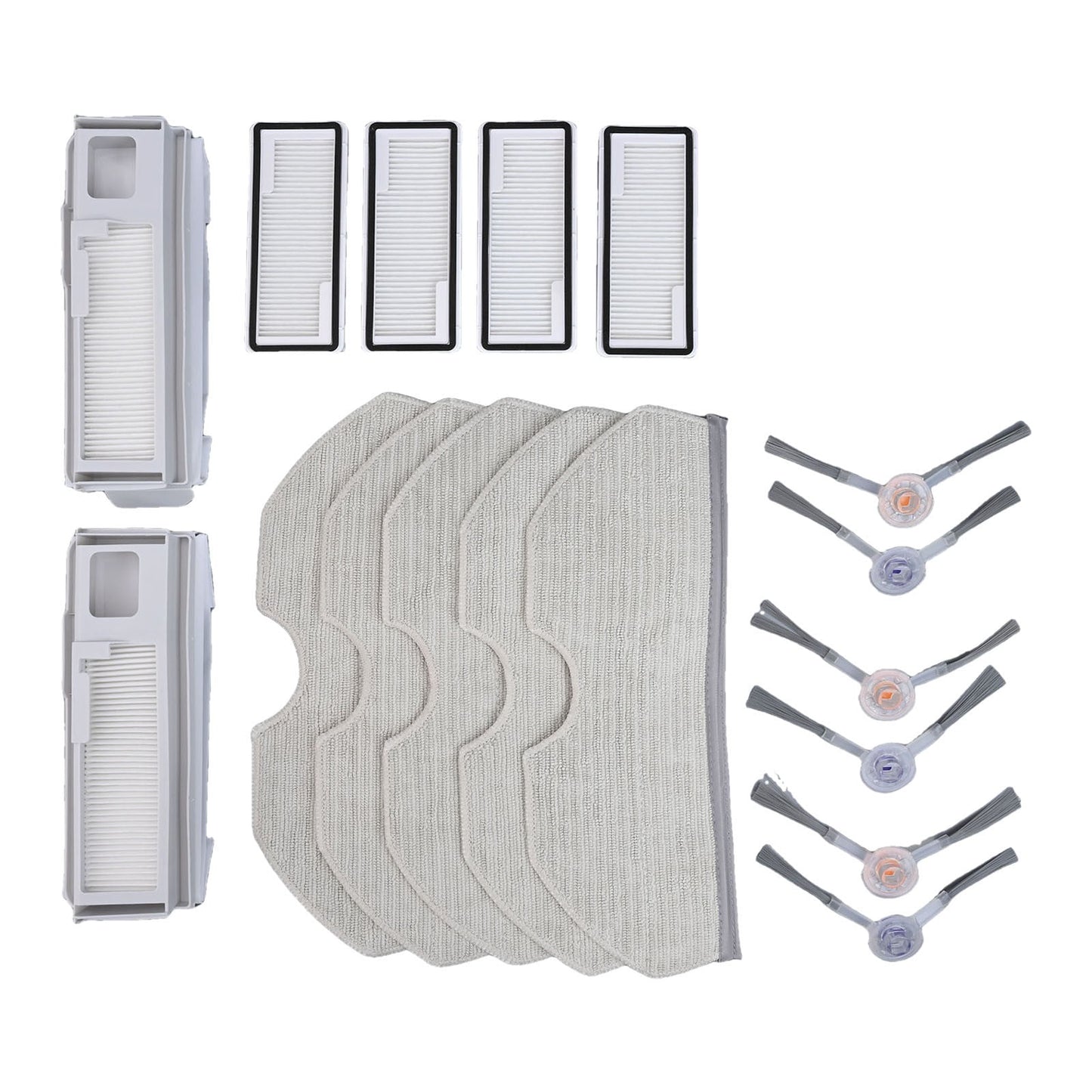 Narwal Vacuum Replacement Parts Kit - Filters Mop Cloths Dust Bags & Side Brushes For Freo X Ultra Freo X Plus & K1 Models