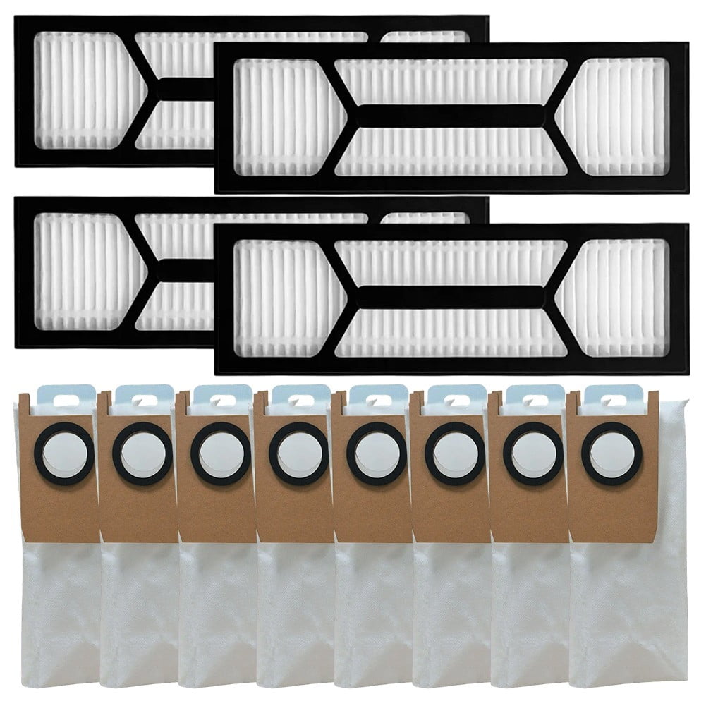 12Pcs/Set For Eufy S1 Pro Vacuum Cleaner Dust Bag Hepa Filter Replacement Parts Vacuum Cleaner Accessories B