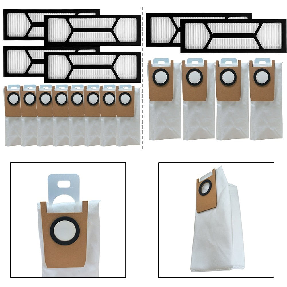 12Pcs/Set For Eufy S1 Pro Vacuum Cleaner Dust Bag Hepa Filter Replacement Parts Vacuum Cleaner Accessories B