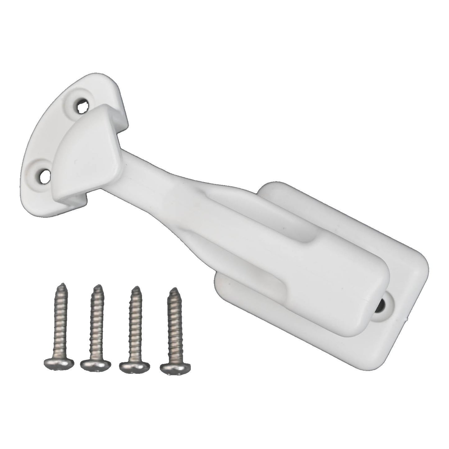 Nylon Rv Cabinet Latch Lock For Camper Trailer Boat Easy Install Secure Door Catch Holder White Black Travel Accessory Construction White