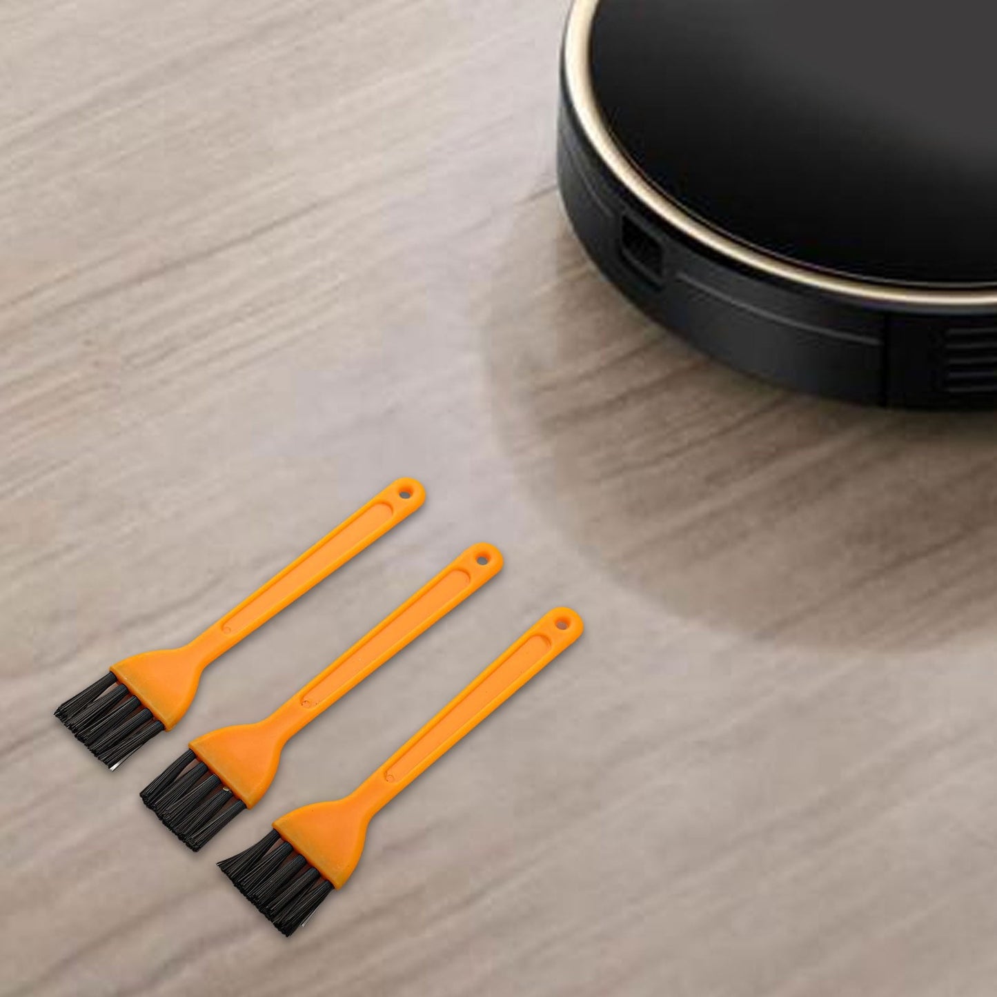 Robot Vacuum Cleaner Brush Set 3Pcs Replacement Accessories For Xiaomi Conga Ecovacs Deebot Eufy Cleaning Tools Black Red Blue Yellow White A4 A2