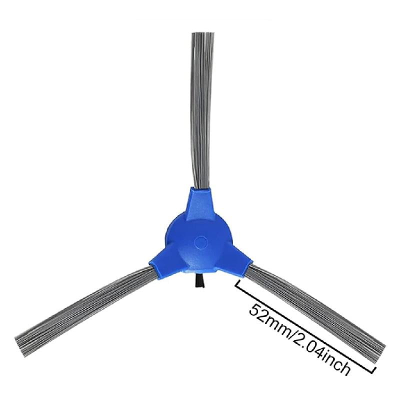 JZROCKER 10 Pack Replacement Side Brushes Tool Easy Installation Sweeper Part Suitable for 11S 30C Robot Vacuum
