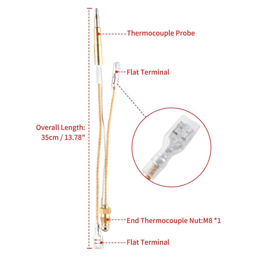 Outdoor Patio Heater Thermal Coupler for Propane powered Outdoor Indoor Heating 3pcs 4pcs