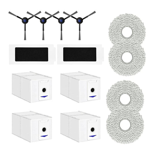 14pcs For Deebot T30 Pro For Omni Vacuum Cleaner Kit Dust Bag Filter