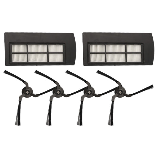 Long lasting Filters and Side Brushes Set for eufy Clean X9 Pro Vacuum Cleaner