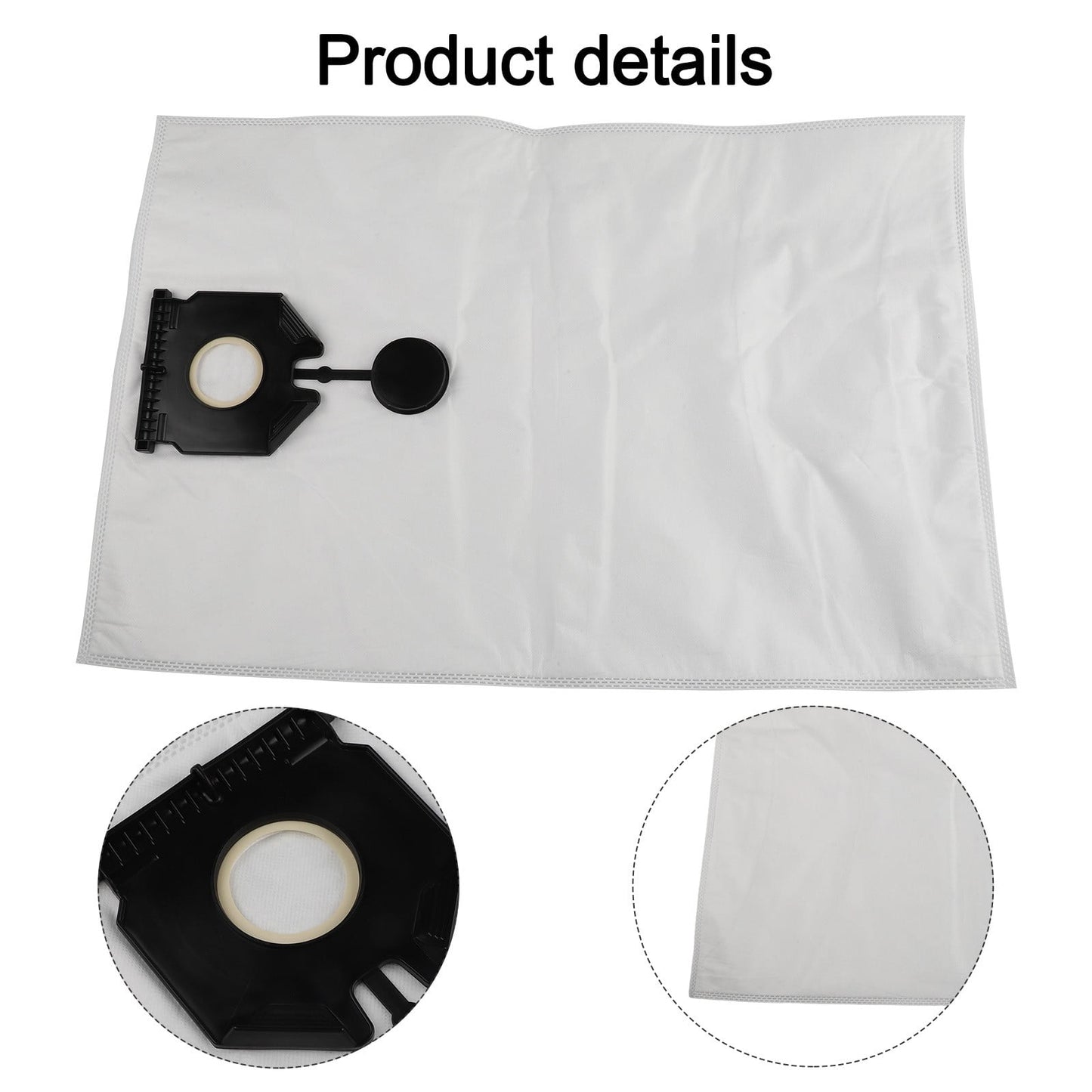 5PCS Vacuum Cleaner Bags Mproved Cleaning Efficiency Replacement For Karcher NT 40/1, NT 50/1 Tact 2.889-155.0 Vacuum Cleaner