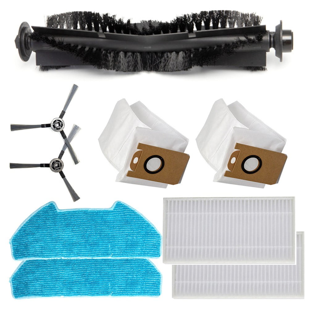 Replacement Filter Mop Cloth Dust Bag Side Brush Kit For Redkey R10 Robot Vacuum Cleaners Rotating Mop Accesories