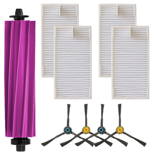 Main Brush and Side Brush Filter Set for Eureka E20 Plus Vacuum Cleaner Parts A