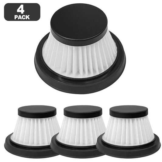 Luolandi  4PCS Washable & Reusable Replacement HEPA Filter High-Efficiency Filtration For Duck Compact-Cordless Vacuum Cleaner Parts