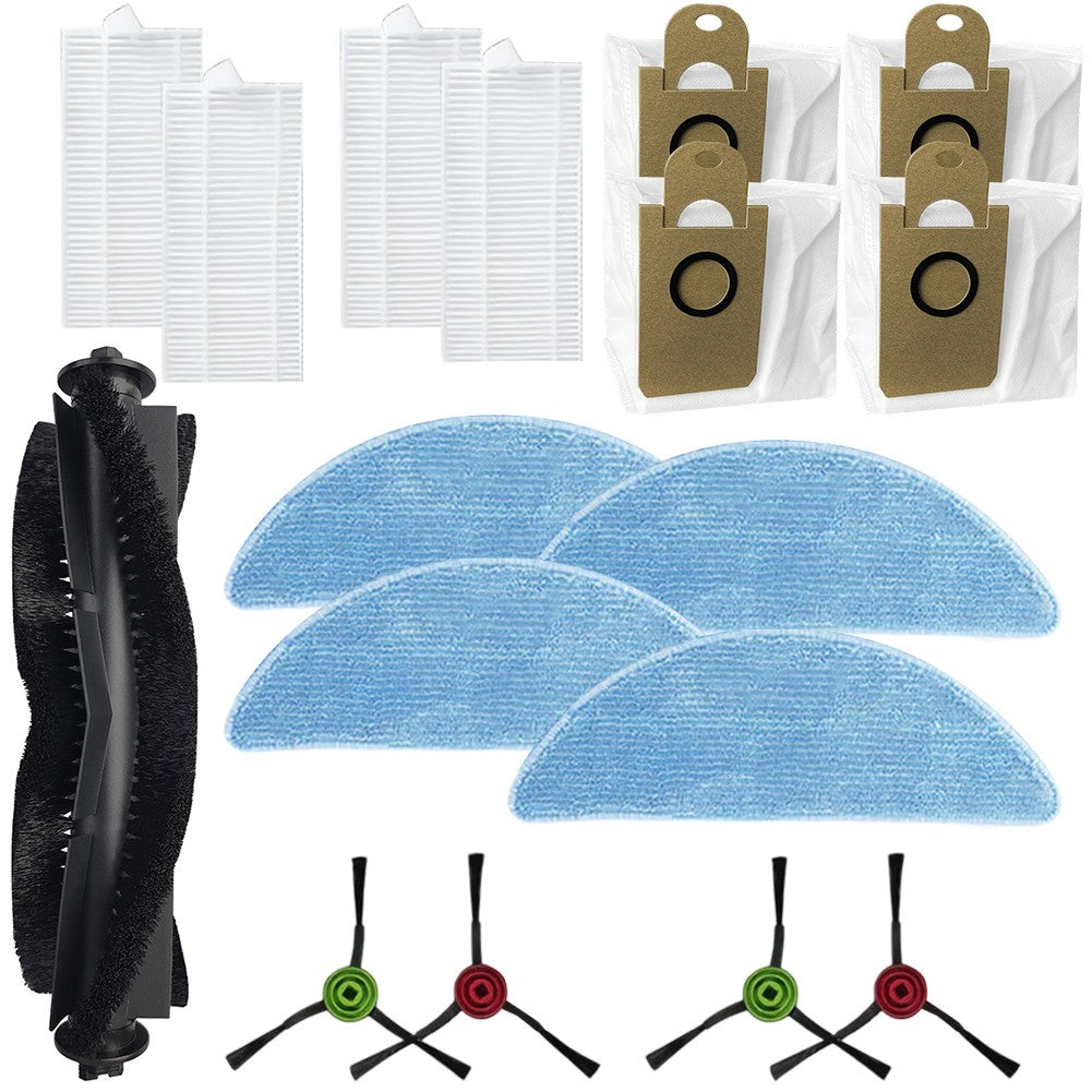 Main Side Brush Filter Mop Cloth Dust Bag Kit for Lydsto R5/R5D Accessory Set