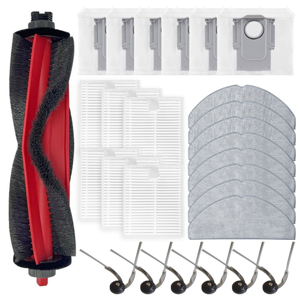 For Roborock For Q7 M5+ Replacement Accessory Set with Dust Bags and Brushes B
