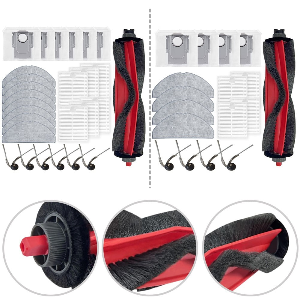 For Roborock For Q7 M5+ Replacement Accessory Set with Dust Bags and Brushes B