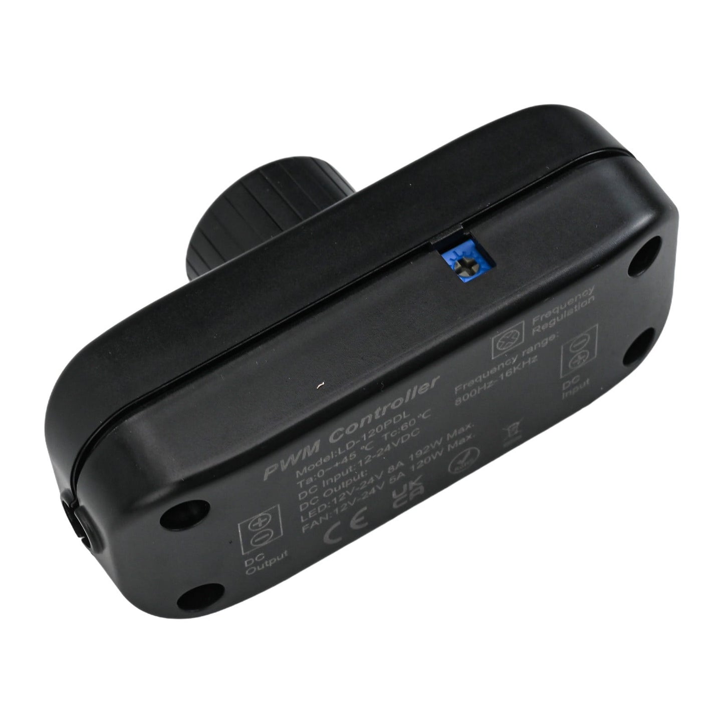 Inline Dimmer Switch For 12V 24V Led Lights Frequency Adjustable Push On/Off Rotary Control For Smooth Brightness Adjustment Black