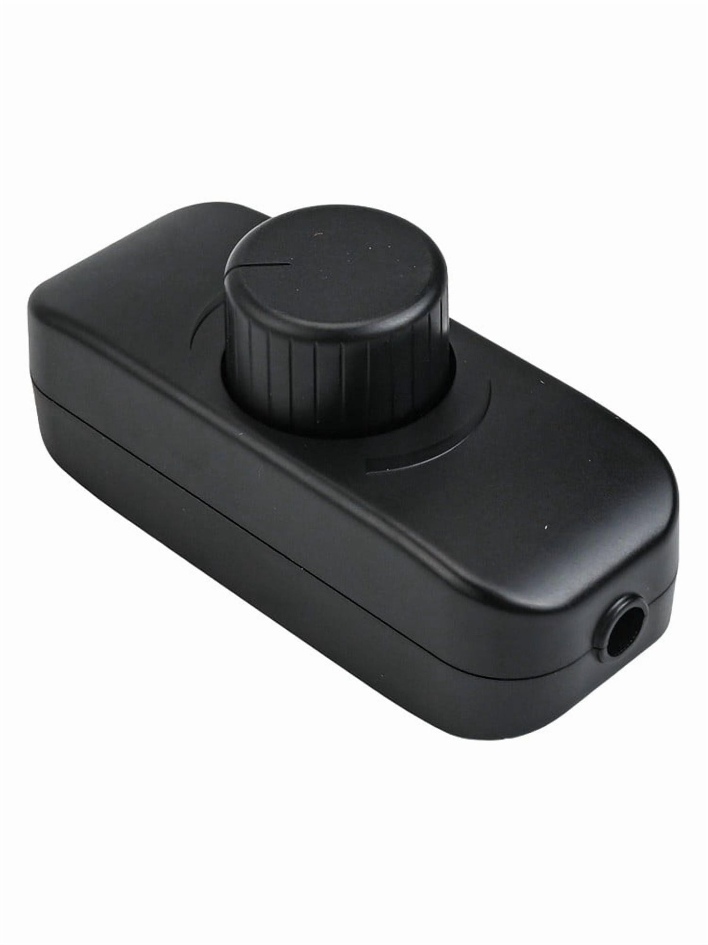 Inline Dimmer Switch For 12V 24V Led Lights Frequency Adjustable Push On/Off Rotary Control For Smooth Brightness Adjustment Black