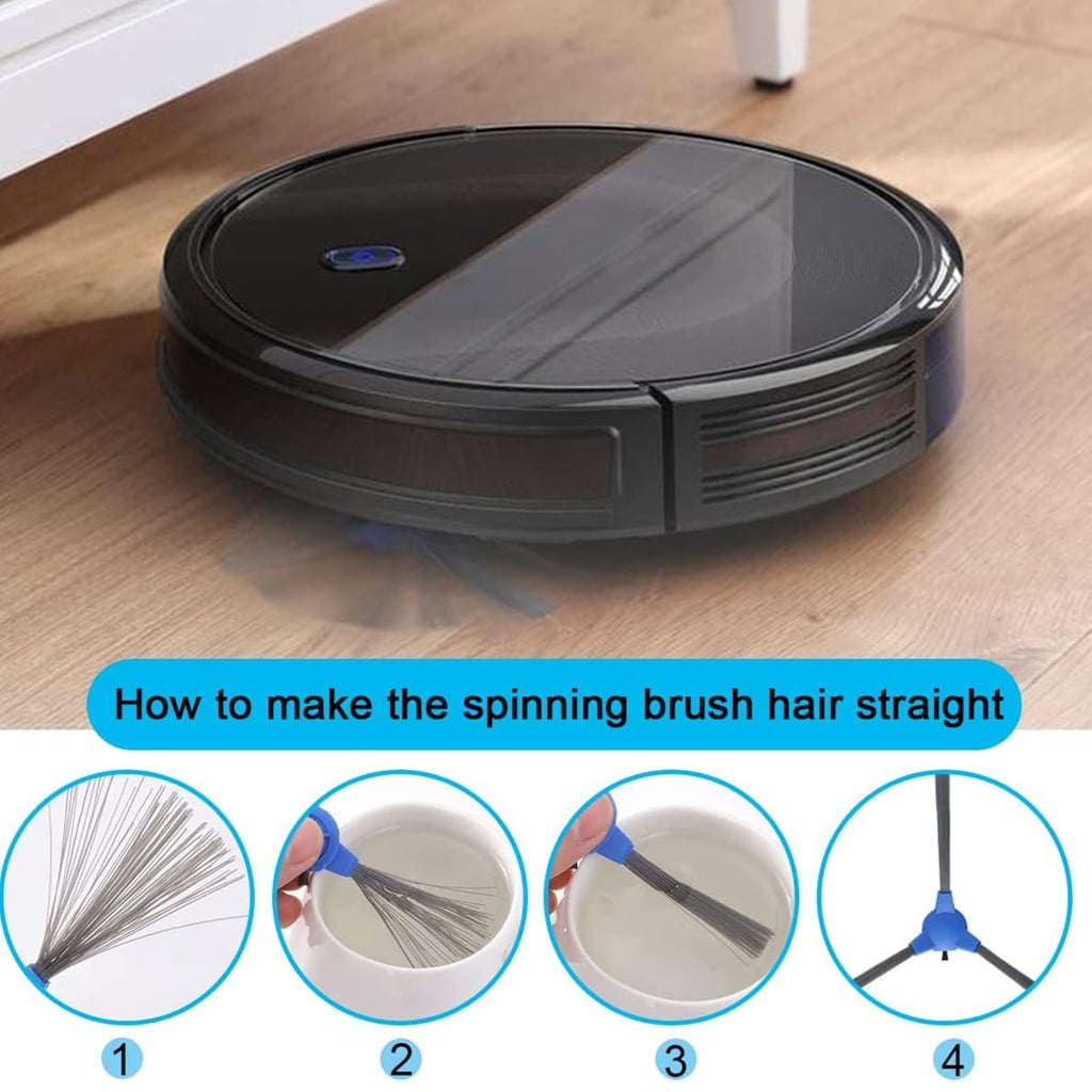 BQBQERT 10 Pack Replacement Side Brushes Tool Easy Installation Sweeper Part Suitable for 11S 30C Robot Vacuum